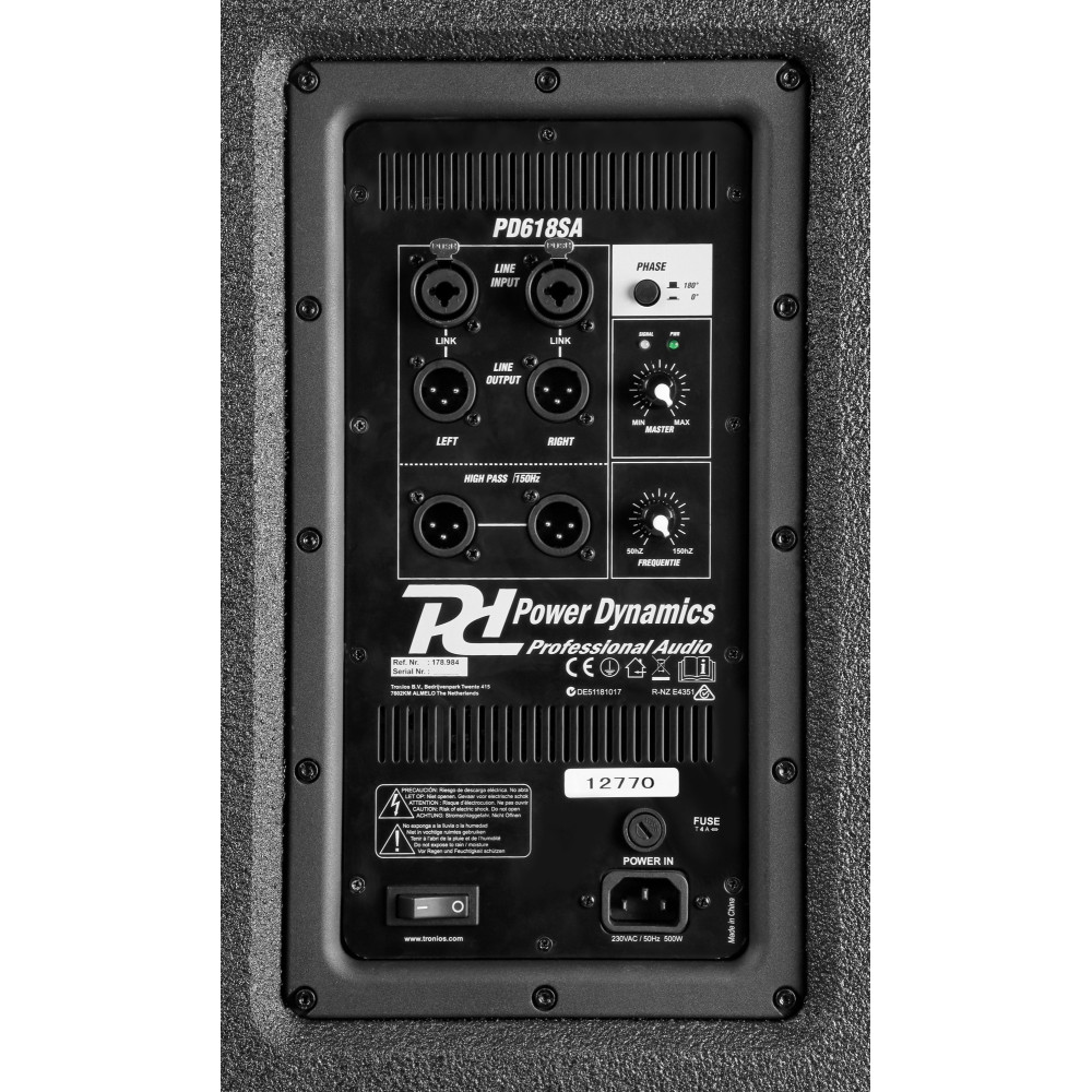 PD618SA Subwoofer activo 18''