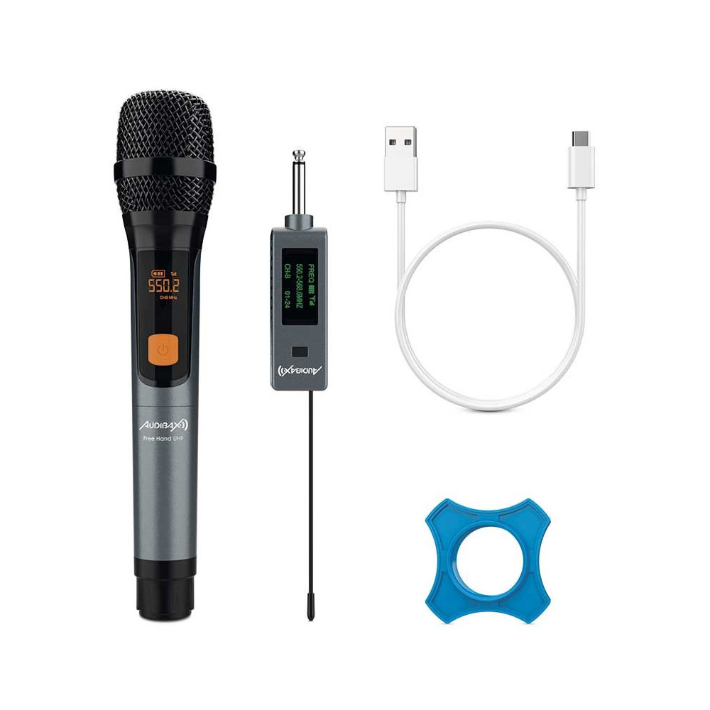 Micrófono Mano Inalámbrico Audibax Missouri Free Hand UHF
