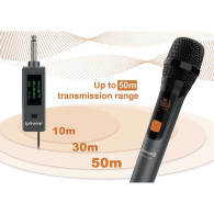 Micrófono Mano Inalámbrico Audibax Missouri Free Hand UHF