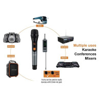 Micrófono Mano Inalámbrico Audibax Missouri Free Hand UHF