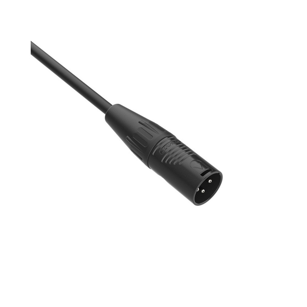FactorFLEX Cable micro 20 m XLR 3 PIN conectores REAN color negro