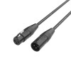 FactorFLEX Cable micro 15 m XLR 3 PIN conectores REAN color negro