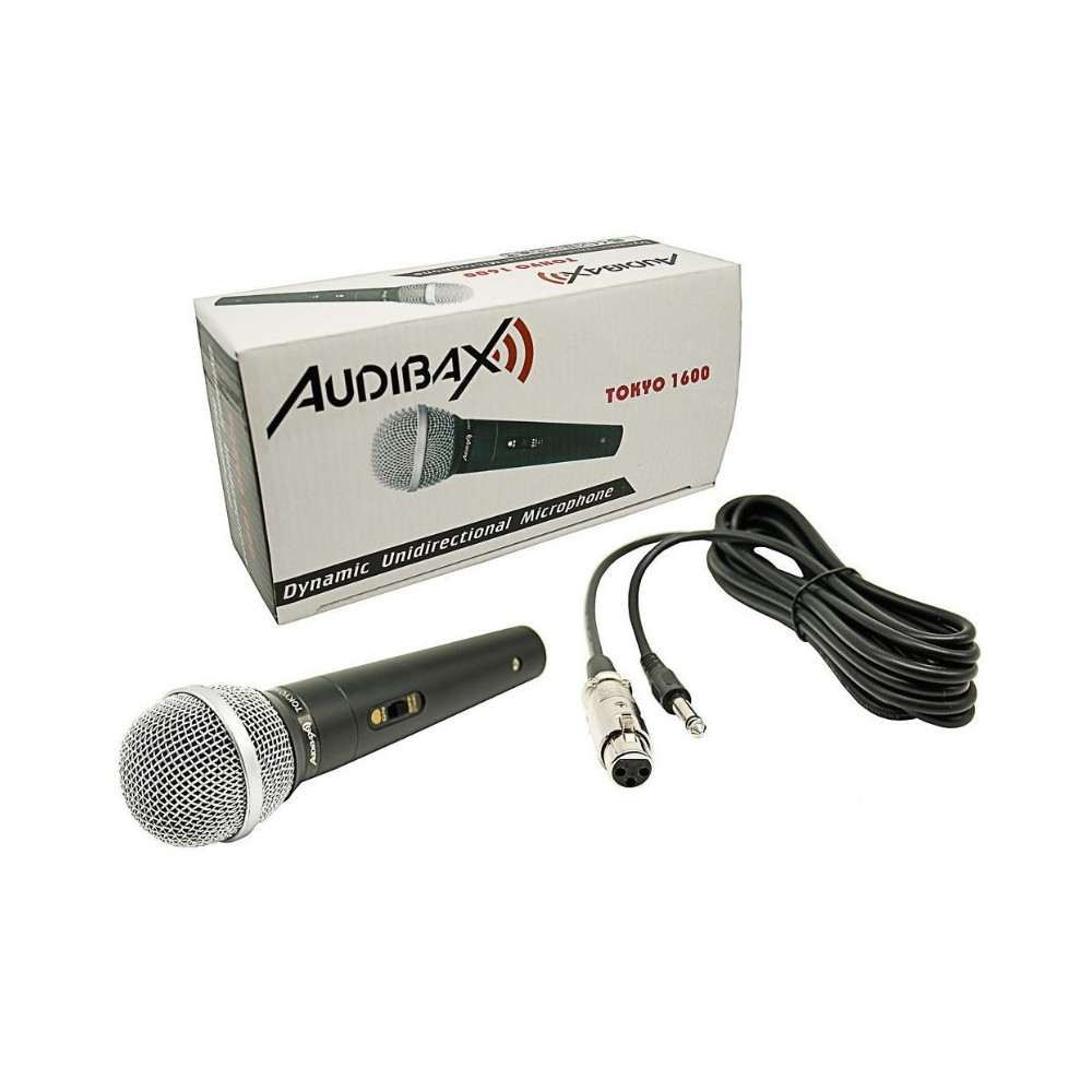Audibax Tokyo 1600 Micrófono de mano Cardioidecuerpo metalico