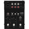 MMX-11USB Mezclador de audio miniatura de 2 canales, con 3 entradas e interfaz USB.